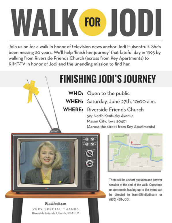 Walk For Jodi Huisentruit